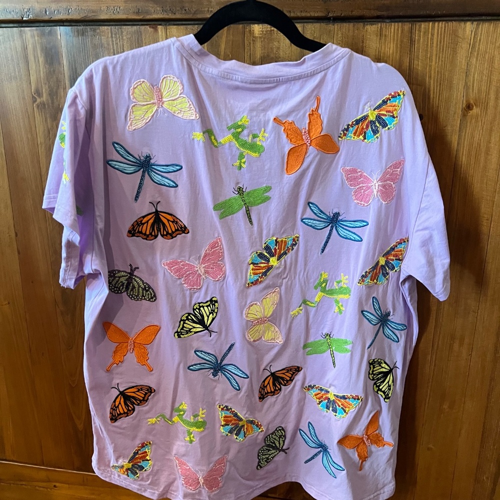 Queen of Sparkles Dragon Fly T-shirt - Picture 2 of 2